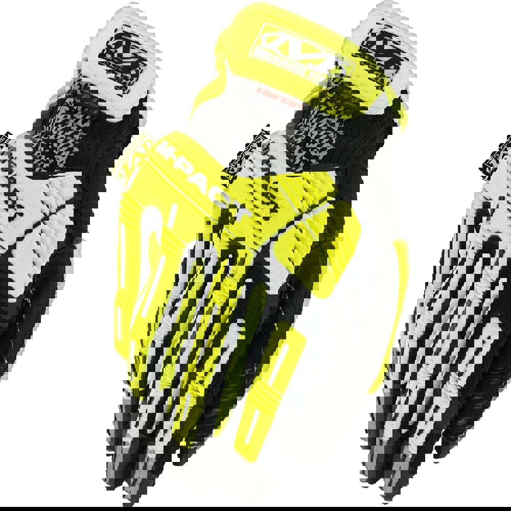 Cut, Puncture & Abrasive-Resistant Gloves: Size XL, ANSI Cut A5, ANSI Puncture 5, Synthetic Leather